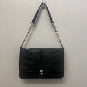 Karl Lagerfeld Black Chain Strap Shoulder Bag